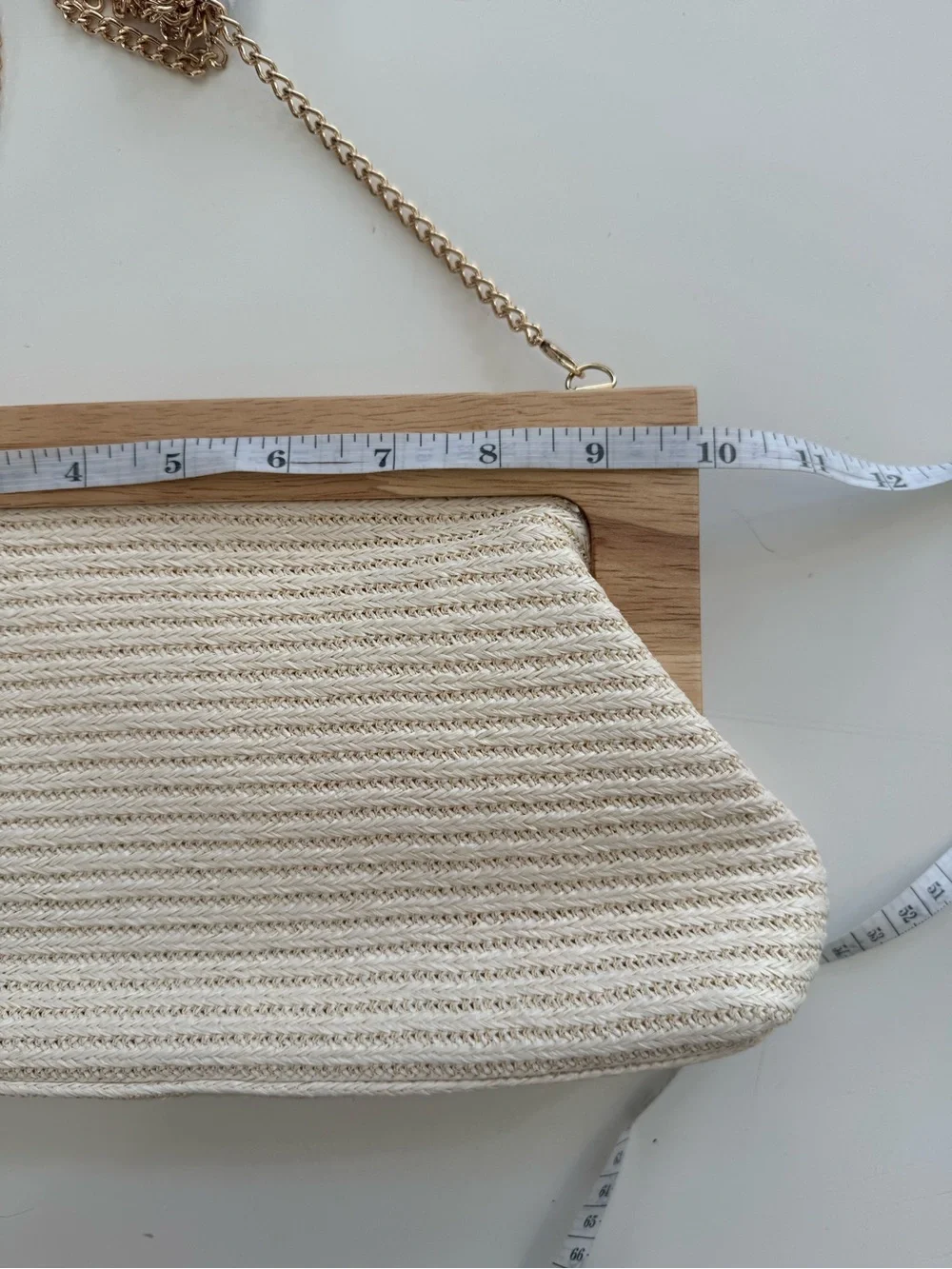 NWT Haute Hippie Woven Chain Strap Clutch